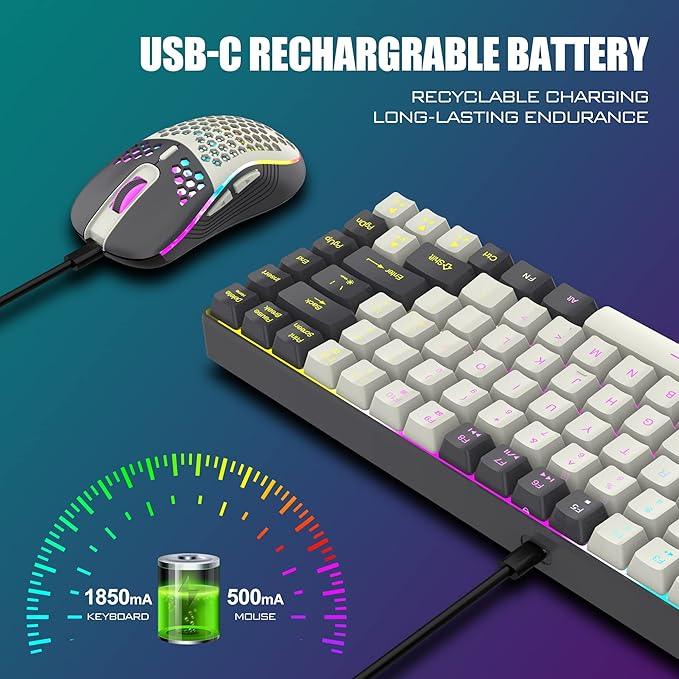 RedThunder K84 Wireless Keyboard and Mouse Combo – Seamless, Fast, and Reliable Performance