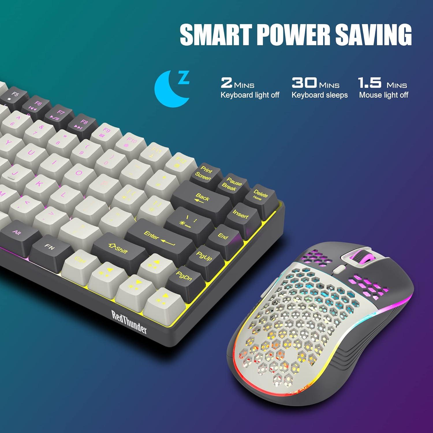 RedThunder K84 Wireless Keyboard and Mouse Combo – Seamless, Fast, and Reliable Performance