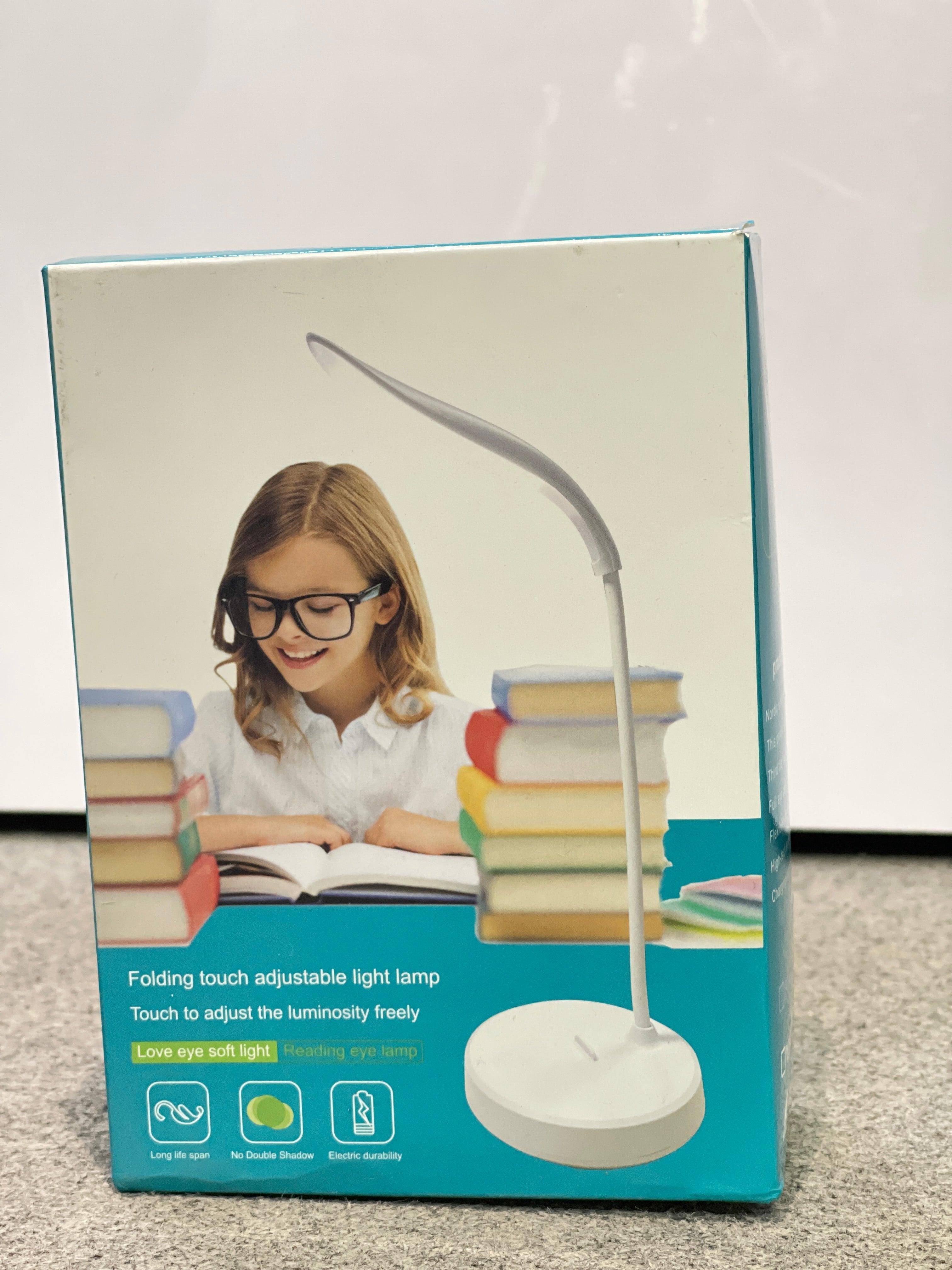 Folding Touch Desk Lamp – Adjustable Brightness, LED Light, Perfect for Study & Office Use