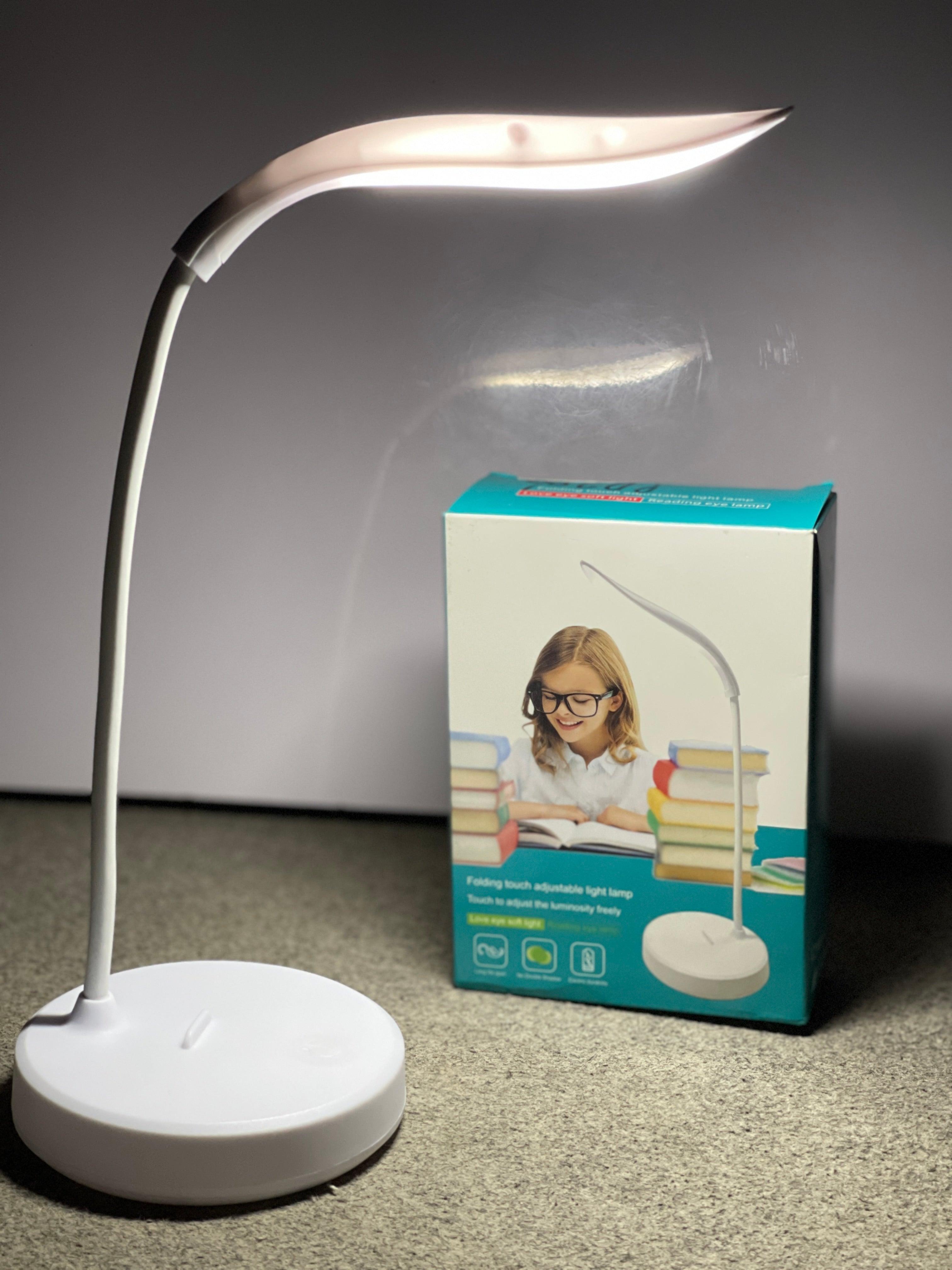 Folding Touch Desk Lamp – Adjustable Brightness, LED Light, Perfect for Study & Office Use